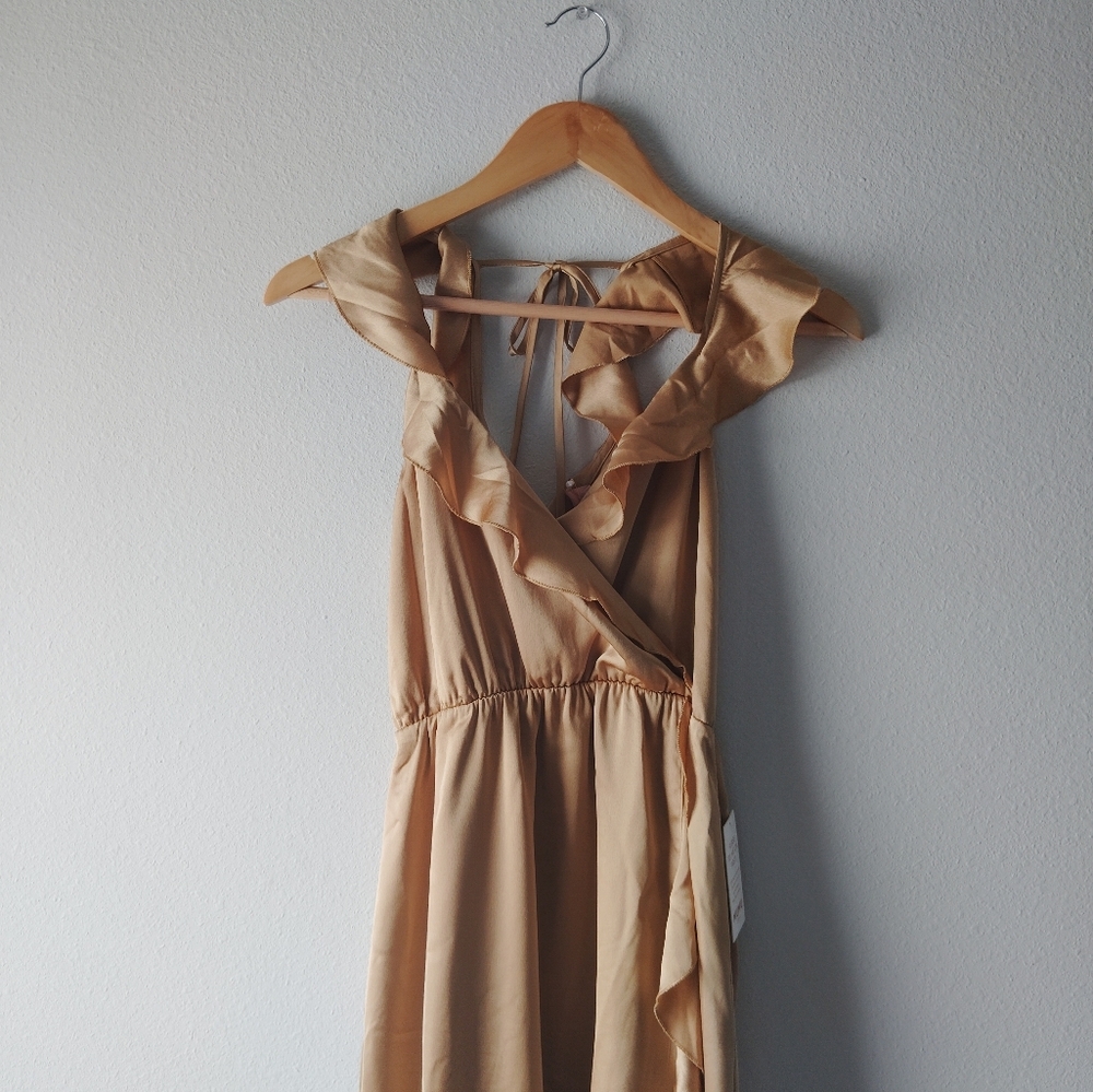 Show Me Your MuMu Copper Asymmetrical Dress - Picture 5 of 8